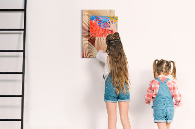 Tableau magnétique effaçable Tableau moderne pour notes et photos
