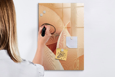 Tableau magnétique effaçable Tableau moderne pour notes et photos