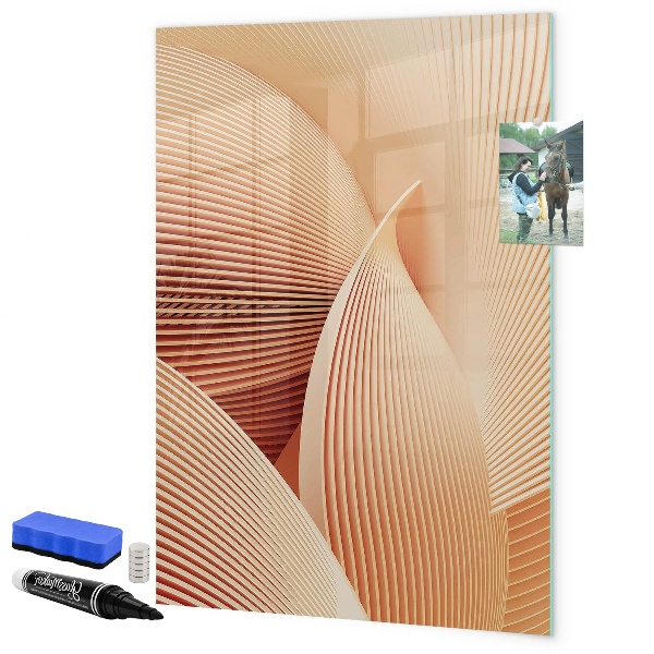 Tableau magnétique effaçable Tableau moderne pour notes et photos