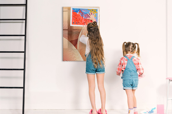 Tableau magnétique effaçable Tableau moderne pour notes et photos