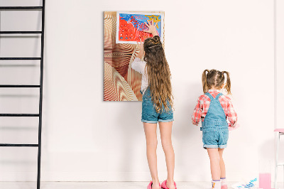 Tableau magnétique effaçable Tableau moderne pour notes et photos