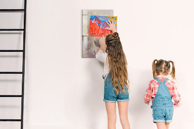 Tableau effaçable magnétique Panneau d'affichage photo créatif