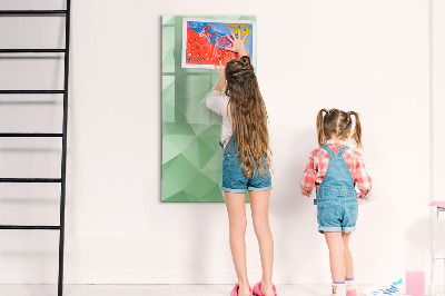 Tableau magnétique effaçable Un tableau coloré pour présenter des photos