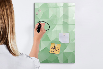Tableau magnétique effaçable Un tableau coloré pour présenter des photos