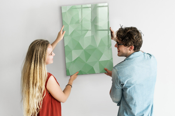 Tableau magnétique effaçable Un tableau coloré pour présenter des photos