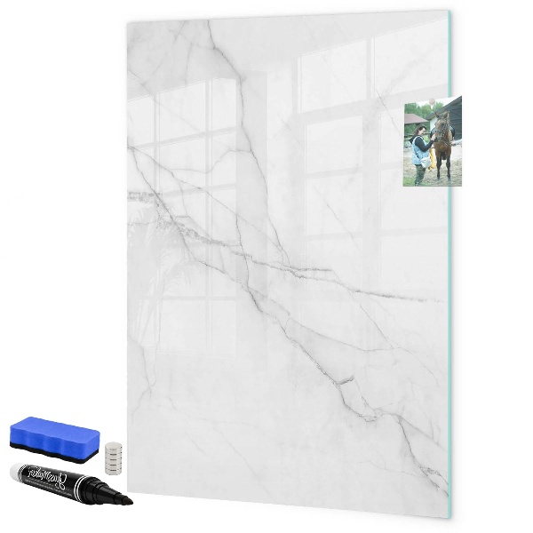Tableau magnétique effaçable Tableau élégant pour photos et notes