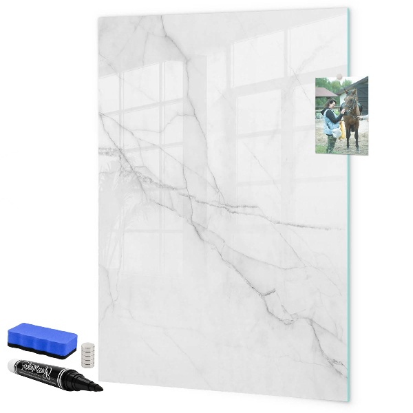 Tableau magnétique effaçable Tableau élégant pour photos et notes