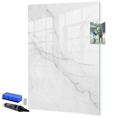 Tableau magnétique effaçable Tableau élégant pour photos et notes