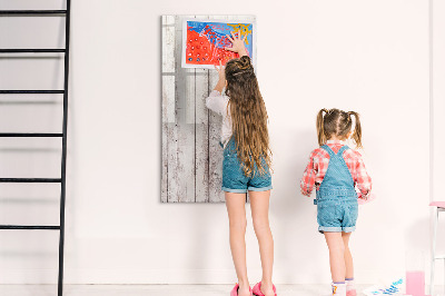 Tableau effaçable magnétique Un tableau pour présenter des photos et des notes