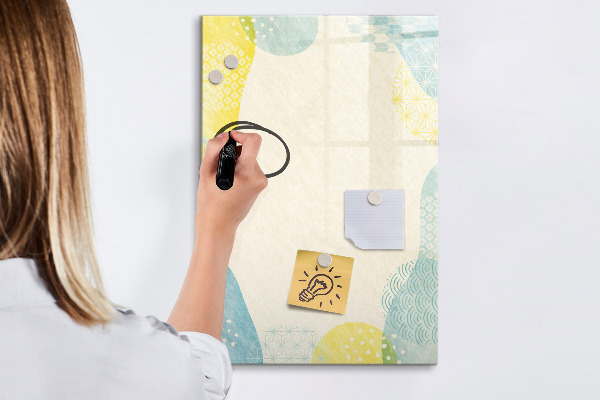 Tableau effaçable magnétique Un espace créatif pour les souvenirs et les photos