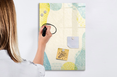 Tableau effaçable magnétique Un espace créatif pour les souvenirs et les photos