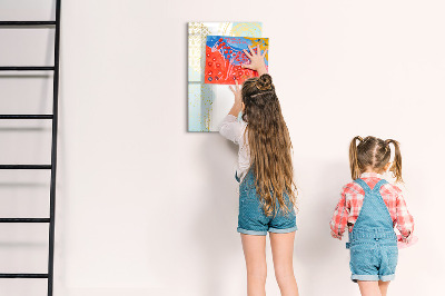Tableau effaçable magnétique Un espace créatif pour les souvenirs et les notes