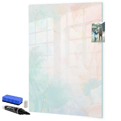 Tableau magnétique effaçable Un tableau coloré pour les photos et les notes