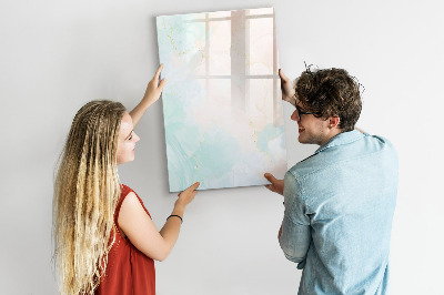 Tableau magnétique effaçable Un tableau coloré pour les photos et les notes