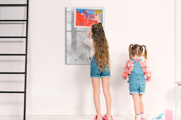 Tableau magnétique effaçable Tableau moderne pour notes et photos