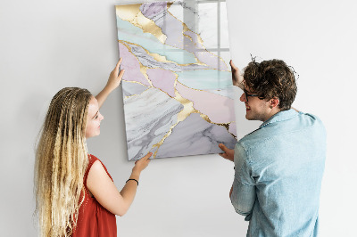 Tableau effaçable magnétique Un tableau élégant pour les notes et les photos