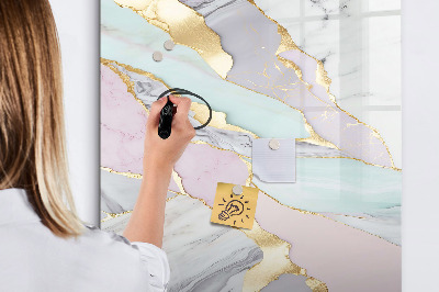 Tableau effaçable magnétique Un tableau élégant pour les notes et les photos