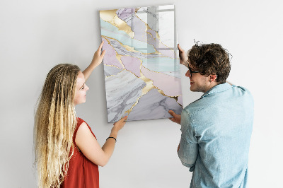 Tableau effaçable magnétique Un tableau élégant pour les notes et les photos
