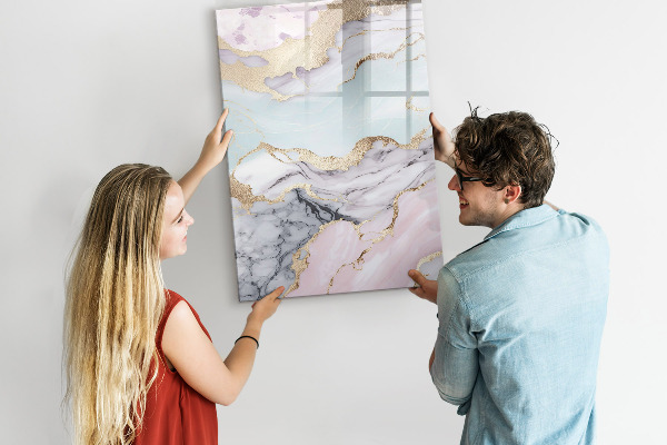 Tableau magnétique effaçable Un tableau élégant pour les notes et les photos