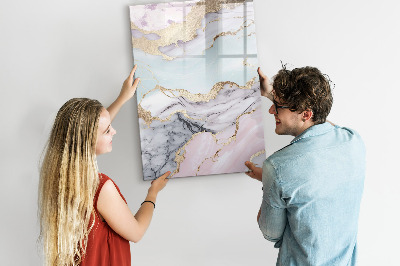 Tableau magnétique effaçable Un tableau élégant pour les notes et les photos