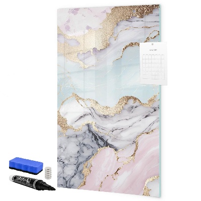 Tableau magnétique effaçable Un tableau élégant pour les notes et les photos