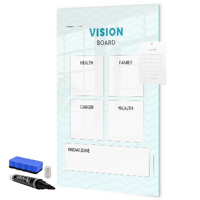 Tableau magnétique effaçable Tableau de visualisation pour les objectifs de vie