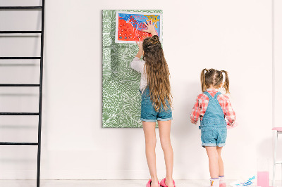 Tableau magnétique effaçable Un tableau coloré pour les photos et les notes