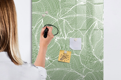 Tableau magnétique effaçable Un tableau coloré pour les photos et les notes