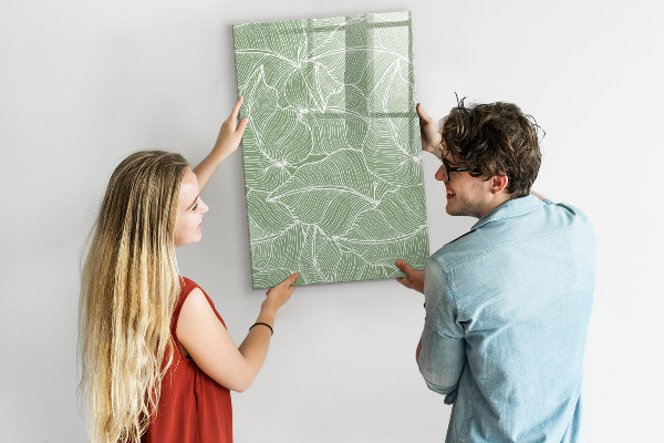 Tableau magnétique effaçable Un tableau coloré pour les photos et les notes