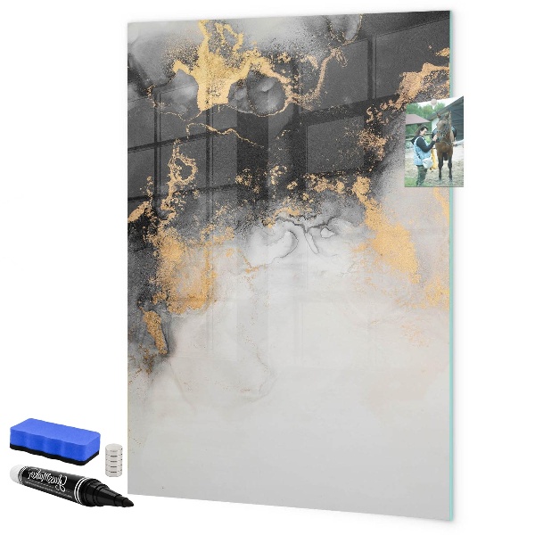 Tableau magnétique effaçable Tableau moderne pour notes et photos