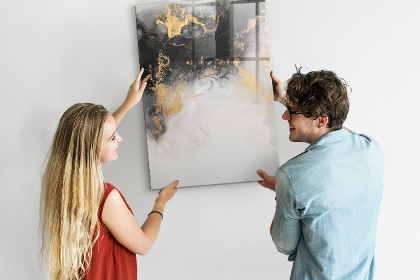 Tableau magnétique effaçable Tableau moderne pour notes et photos