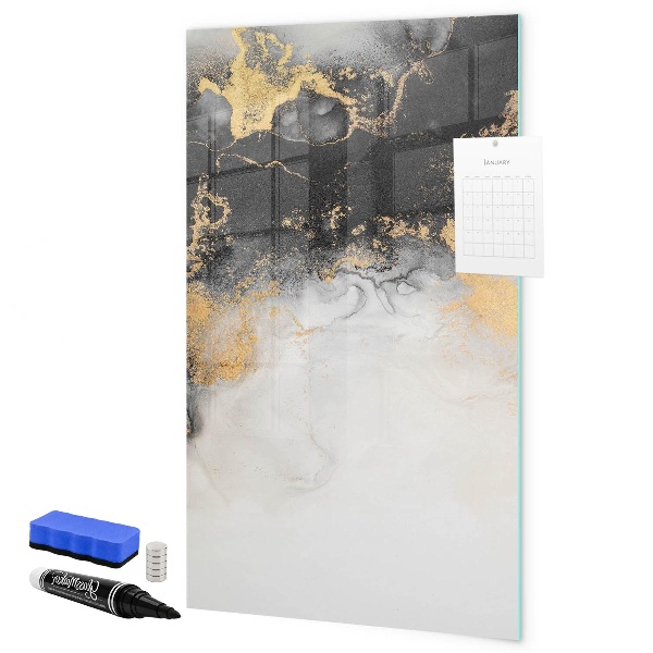 Tableau magnétique effaçable Tableau moderne pour notes et photos