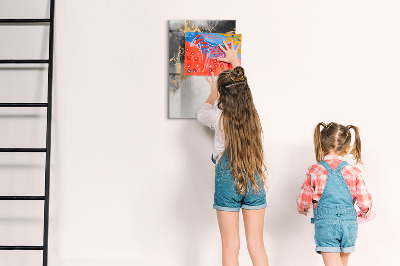 Tableau magnétique effaçable Tableau moderne pour notes et photos