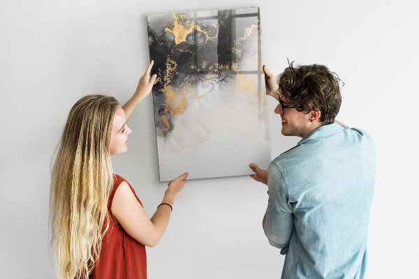 Tableau magnétique effaçable Tableau moderne pour notes et photos