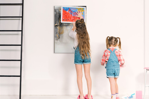 Tableau magnétique effaçable Tableau moderne pour notes et photos