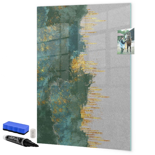 Tableau magnétique effaçable Tableau moderne pour photos et notes