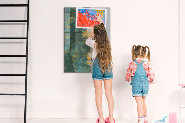 Tableau magnétique effaçable Tableau moderne pour photos et notes