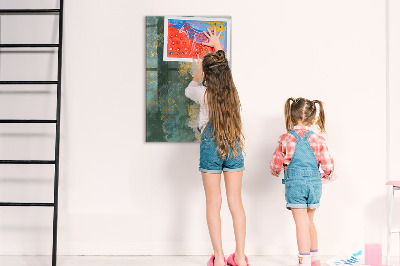 Tableau magnétique effaçable Tableau moderne pour photos et notes