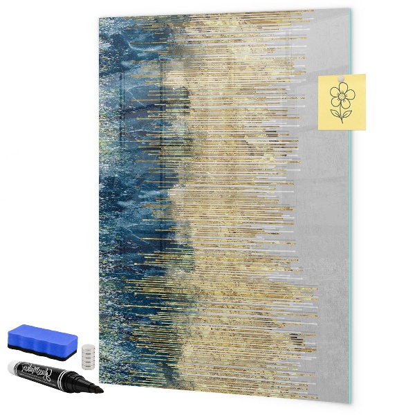 Tableau effaçable magnétique Tableau moderne pour photos et notes
