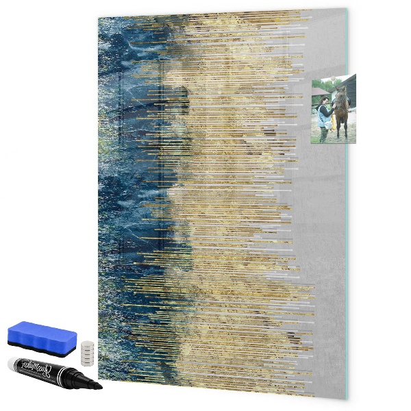 Tableau effaçable magnétique Tableau moderne pour photos et notes