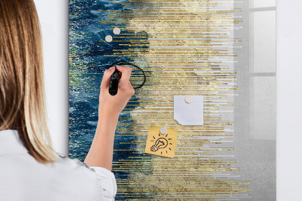 Tableau effaçable magnétique Tableau moderne pour photos et notes
