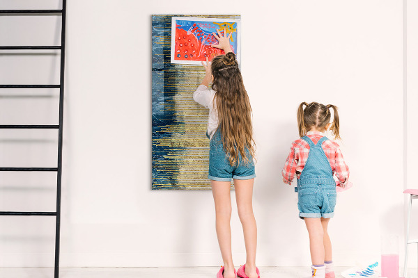 Tableau effaçable magnétique Tableau moderne pour photos et notes