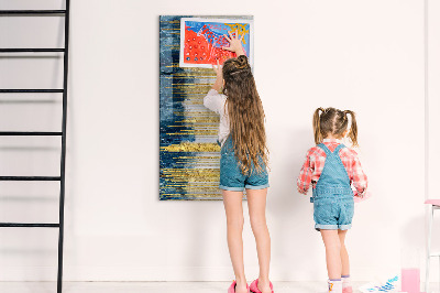Tableau effaçable magnétique Tableau moderne pour photos et notes