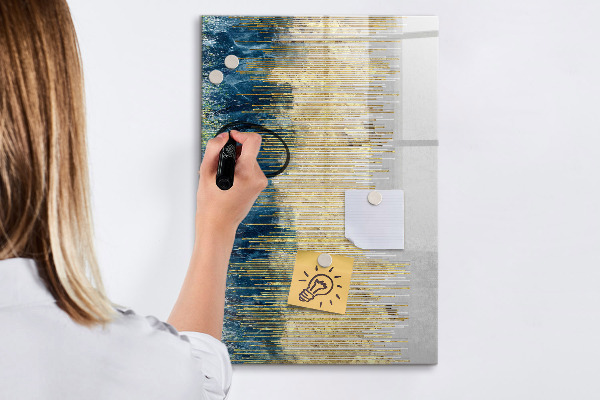 Tableau effaçable magnétique Tableau moderne pour photos et notes
