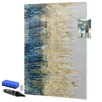 Tableau effaçable magnétique Tableau moderne pour photos et notes