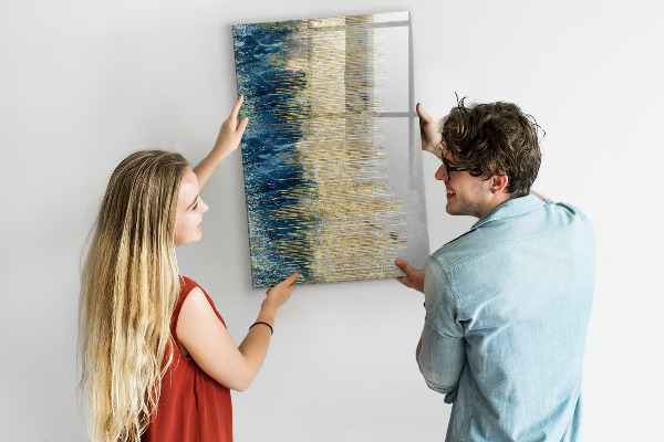 Tableau effaçable magnétique Tableau moderne pour photos et notes