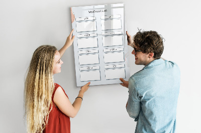 Tableau magnétique effaçable Tableau de visualisation pour une vie meilleure