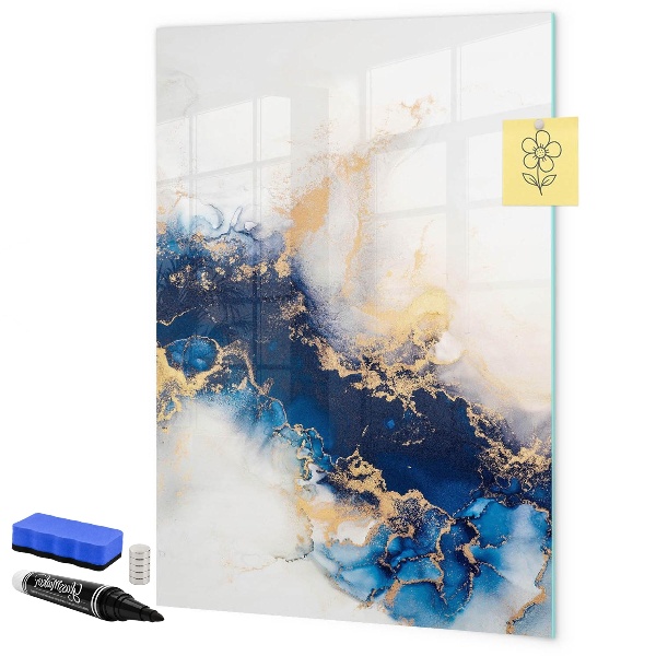Tableau magnétique effaçable Un tableau élégant pour les notes et les photos