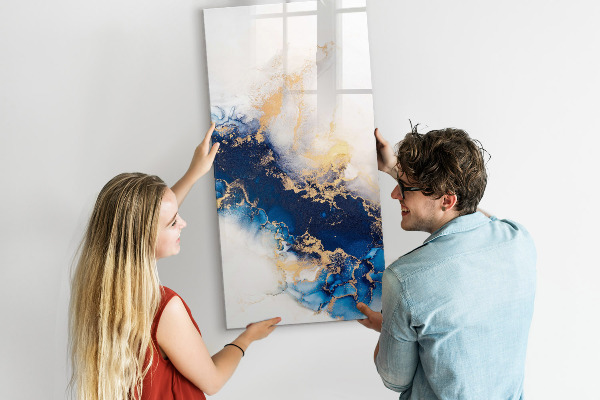 Tableau magnétique effaçable Un tableau élégant pour les notes et les photos
