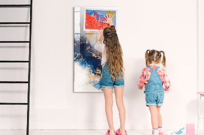 Tableau magnétique effaçable Un tableau élégant pour les notes et les photos
